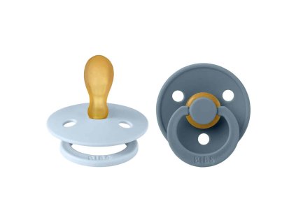 BIBS Colour symetricke cumliky z prirodneho kaucuku BabyBlue Petrol 2221418 5713795242436