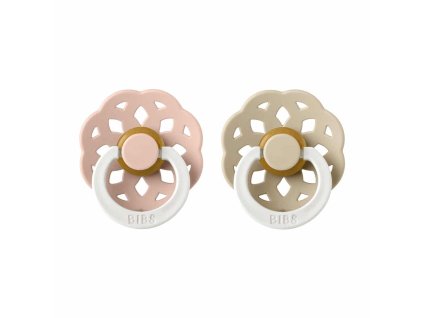 BIBS Boheme cumliky z prirodneho kaucuku 2ks blush nocny vanilla nocny