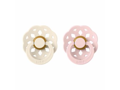 BIBS Boheme cumliky z prirodneho kaucuku 2ks IvoryBlossom