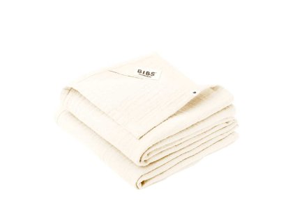BIBS muselinove plienky z BIO bavlny 2ks Ivory