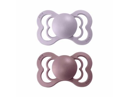 BIBS Supreme cumlik z prirodneho kaucuku 2ks DustyLilacHeather