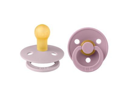 BIBS Colour cumliky z prirodneho kaucuku 2ks Dusky Lilac Heather velkost 1