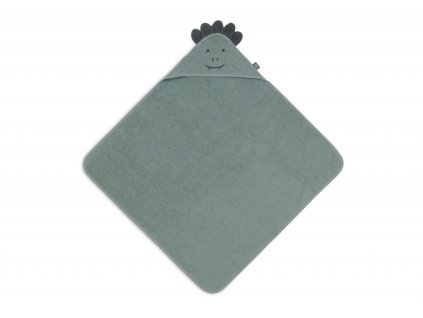 Osuška s kapucňou froté 75x75cm Jungle Jambo Croco