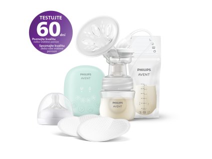 Philips AVENT Odsávačka materského mlieka elektrická sada Essential SCD323/20