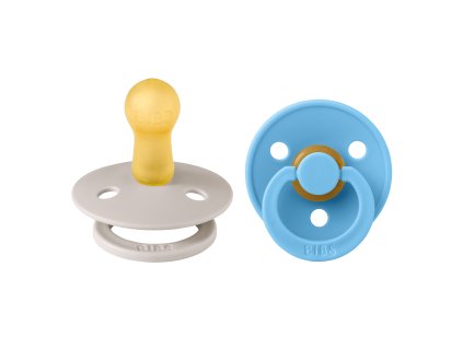 BIBS Colour cumliky z prirodneho kaucuku 2ks velkost 2 Mushroom Breeze 120462 5713795269631