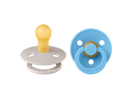 BIBS Colour cumliky z prirodneho kaucuku 2ks velkost 1 Mushroom Breeze 110462 5713795269617