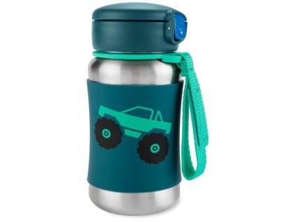 SKIP HOP Spark Style Fľaša so slamkou na vodu nerez Monster Truck 12m+ (Varianta SKIP HOP Spark Style Fľaša so slamkou na vodu nerez Monster Truck 12m+)
