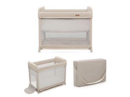 KINDERKRAFT SELECT Postieľka cestovná Moon Dream Beige (Varianta KINDERKRAFT SELECT Postieľka cestovná Moon Dream Beige)