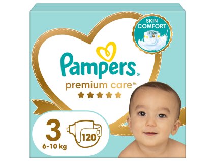 PAMPERS Premium Care Plienky jednorazové 3 (6-10 kg) 120 ks (Varianta PAMPERS Premium Care Plienky jednorazové 3 (6-10 kg) 120 ks)