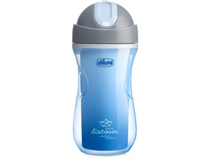 CHICCO Hrnček Sport termo so slamkou 266 ml modrý 14m+ (Varianta CHICCO Hrnček Sport termo so slamkou 266 ml modrý 14m+)