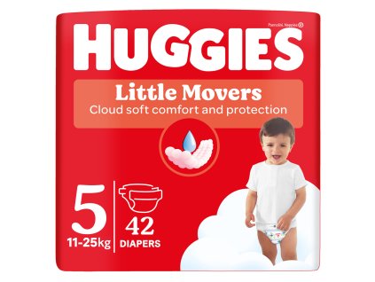 HUGGIES® Plienky jednorazové Little Movers 5 (11-25 ks) 42 ks (Varianta HUGGIES® Plienky jednorazové Little Movers 5 (11-25 ks) 42 ks)