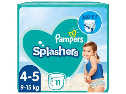 PAMPERS Nohavičky plienkové do vody Splashers vel.4 (11 ks) 9-15 kg (Varianta PAMPERS Nohavičky plienkové do vody Splashers vel.4 (11 ks) 9-15 kg)