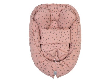BELISIMA Hniezdo pre bábätko Soft s dečkou Rose 85x55 cm (Varianta BELISIMA Hniezdo pre bábätko Soft s dečkou Rose 85x55 cm)