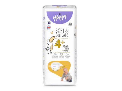 BELLA HAPPY Baby Plienky jednorazové Maxi Plus 9-15 kg 40 ks (Varianta BELLA HAPPY Baby Plienky jednorazové Maxi Plus 9-15 kg 40 ks)