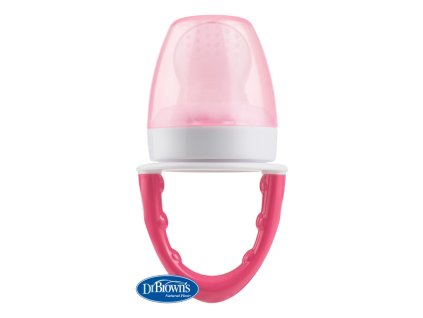 DR.BROWN'S Cumeľ na kŕmenie FreshFirsts ružový, 4m+ (Varianta DR.BROWN'S Cumeľ na kŕmenie FreshFirsts ružový, 4m+)