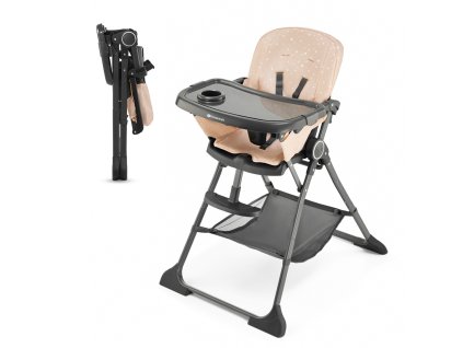 KINDERKRAFT Stolička jedálenská Foldee Pink (Varianta KINDERKRAFT Stolička jedálenská Foldee Pink)