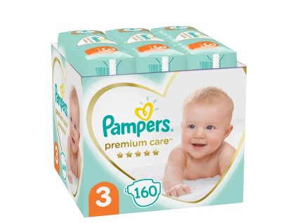 PAMPERS Premium Care 3 plienky (160 ks), 6-10 kg (Varianta PAMPERS Premium Care 3 plienky (160 ks), 6-10 kg)