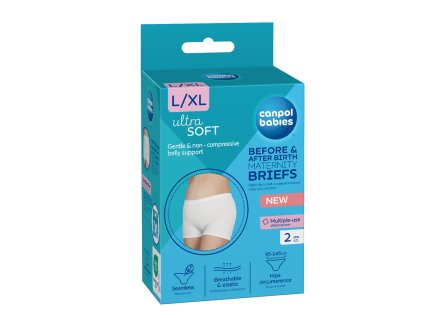 CANPOL BABIES Nohavičky tehotenské a popôrodné 2v1 L/XL, 2ks (Varianta CANPOL BABIES Nohavičky tehotenské a popôrodné 2v1 L/XL, 2ks)