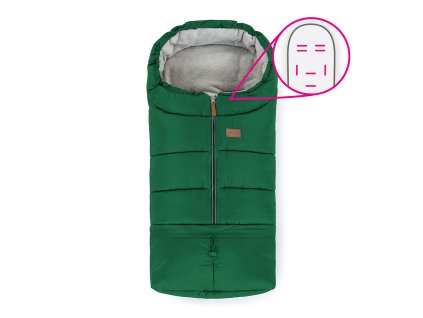 PETITE&MARS Fusak nastaviteľný 3v1 Jibot Horizontal Juicy Green (Varianta PETITE&MARS Fusak nastaviteľný 3v1 Jibot Horizontal Juicy Green)