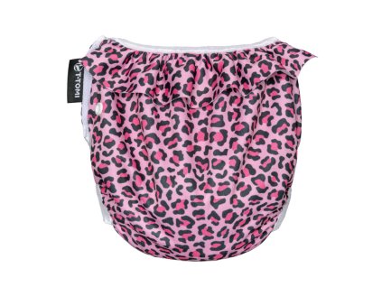 T-TOMI Plavky plienkové s volánikom, 5-15kg, Pink gepard (Varianta T-TOMI Plavky plienkové s volánikom, 5-15kg, Pink gepard)