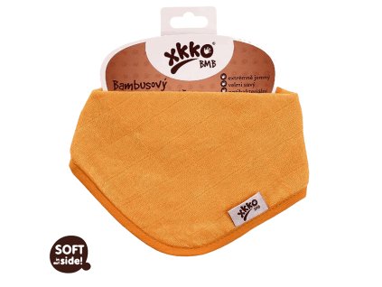 KIKKO Slintáčik/šatka bambusová Colours (1 ks) – orange (Varianta KIKKO Slintáčik/šatka bambusová Colours (1 ks) – orange)