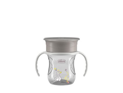 CHICCO Hrnček 360 Perfect X s držadlami grey, 12m+ (Varianta CHICCO Hrnček 360 Perfect X s držadlami grey, 12m+)