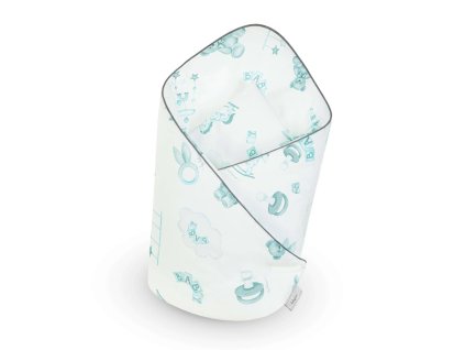 BELISIMA Zavinovačka bavlnená s kokosovou vyberateľnou vložkou Baby Boy 75x75 cm (Varianta BELISIMA Zavinovačka bavlnená s kokosovou vyberateľnou vložkou Baby Boy 75x75 cm)