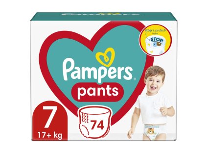 PAMPERS Pants Nohavičky plienkové jednorazové 7 (17 kg+) 74 ks - MEGA PACK (Varianta PAMPERS Pants Nohavičky plienkové jednorazové 7 (17 kg+) 74 ks - MEGA PACK)