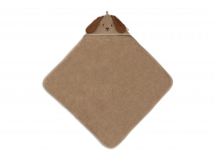 Osuška s kapucňou froté 75x75cm psík Diego