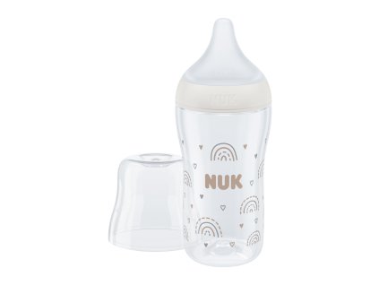 NUK Fľaša kojenecká sklenená s kontrolou teploty Perfect Match 230 ml