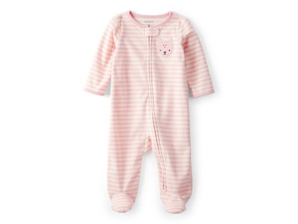 CARTER'S Overal na zips fleece Sleep & Play prink Deer pocket dievča PRE/veľ.46 (Varianta CARTER'S Overal na zips fleece Sleep & Play prink Deer pocket dievča PRE/veľ.46)