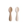 Natural Shifting Sand Silicone Toddler Spoons 2Pack p