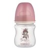CANPOL BABIES Fľaša so širokým hrdlom Bonjour Paris 120 ml ružová (Varianta CANPOL BABIES Fľaša so širokým hrdlom Bonjour Paris 120 ml ružová)