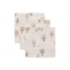 Obrúsky mušelínové 3 ks 31x31cm Tiny Park