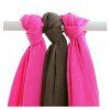 KIKKO Bambusové plienky 70x70 Choco Magenta