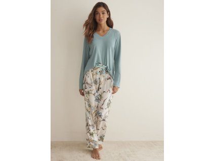 Selmark Pizama p9673 008 verde zielony (1)