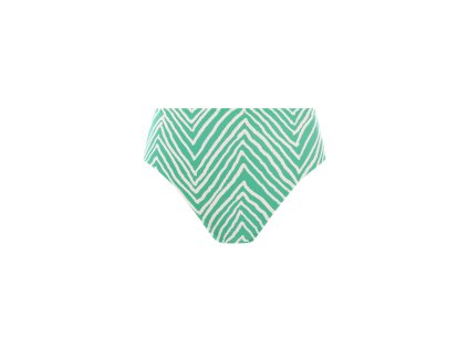 FIJI FALLS MARINE HIGH WAIST BIKINI BRIEF CUTOUT WEB SS25