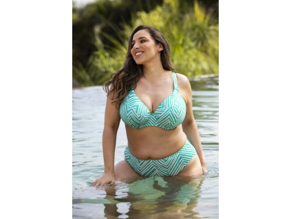 FIJI FALLS MARINE UW PLUNGE BIKINI TOP ES802602 MID RISE BIKINI BRIEF ES802672 MAR WEB