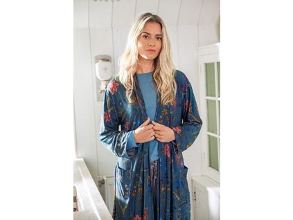 Pip studio župan Nisha Coco flower 51.510. modrá