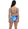 SAUNTON SANDS DAZZLING BLUE UW GATHERED FULL CUP BIKINI TOP FS506001 MID RISE BIKINI BRIEF FS506072 B TRADE WEB SS25