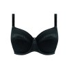 ENVISAGE BLACK UW FULL CUP SIDE SUPPORT BRA FL6911 CUTOUT PRINT AW23