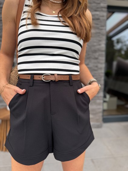 Elegantní šortky BLACK
