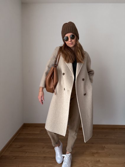 Vlněný kabát 100% VLNA