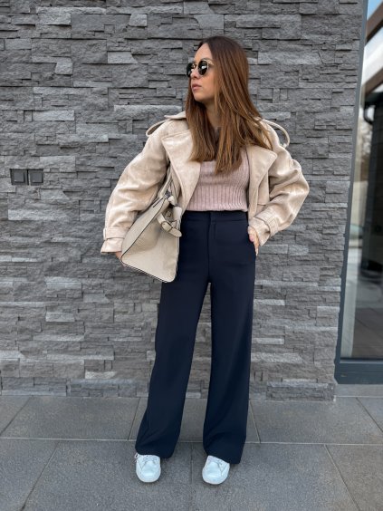 Širší kalhoty NAVY