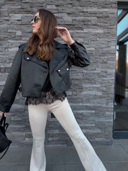 Koženková bunda Fine