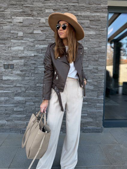 Koženková bunda BELLA