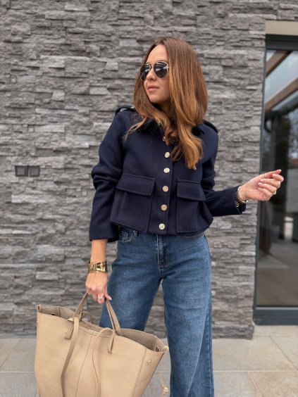 Teplá bundička NAVY