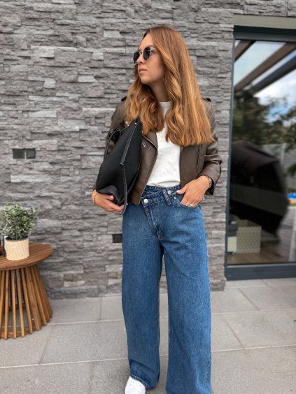 Široké džíny DarkBLUE