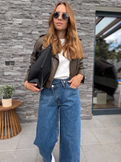 Široké džíny DarkBLUE