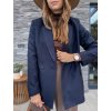 Strukturovaný blazer s podílem vlny NAVY